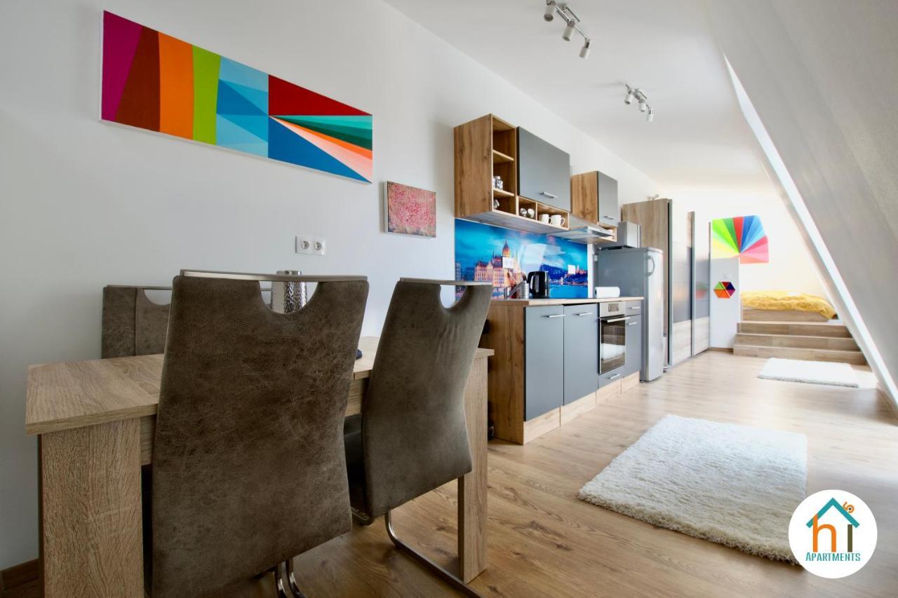 Premium Apartment By Hi5 - Penthouse Studio + Rooftop ブダペスト エクステリア 写真